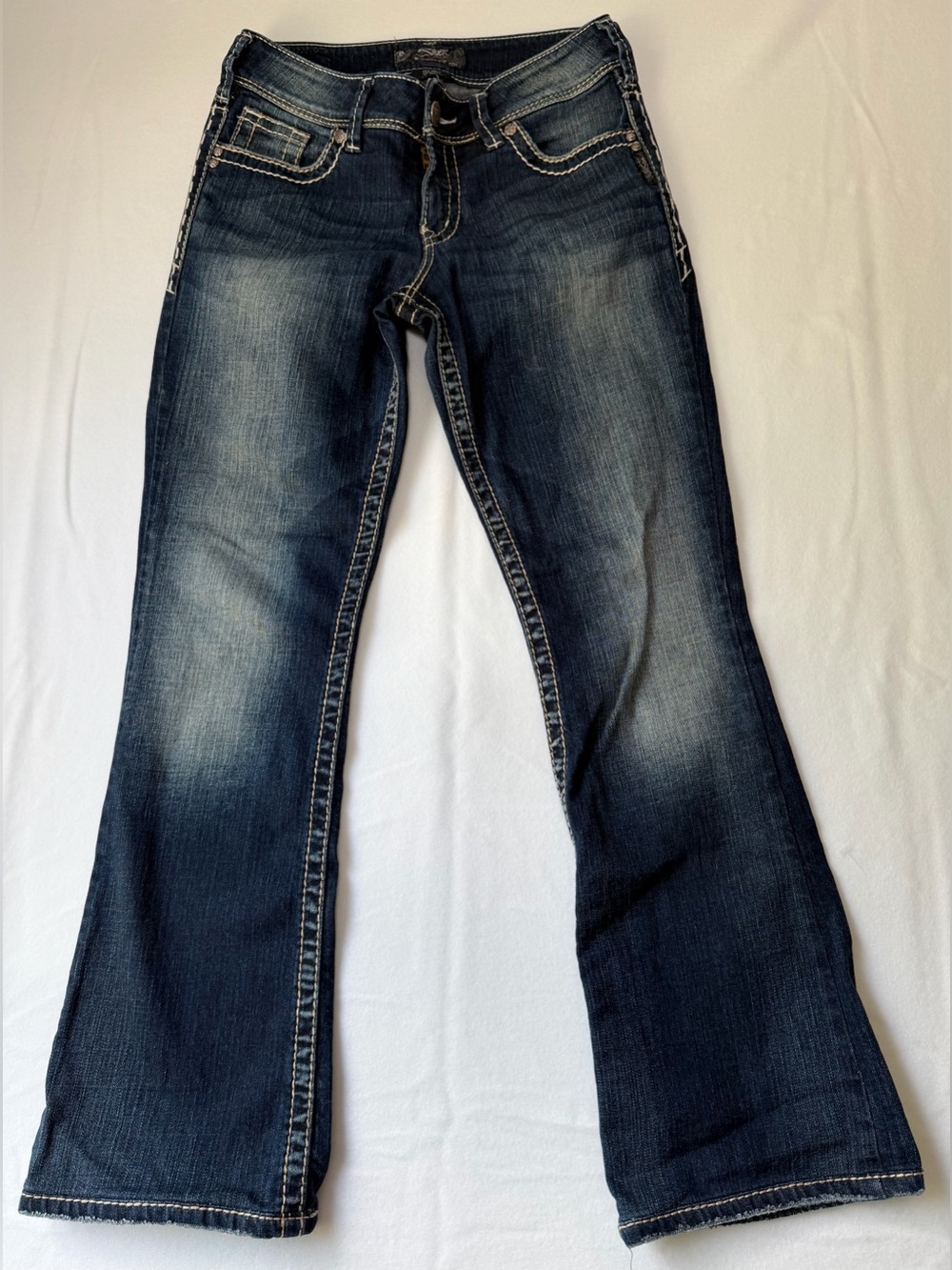Silver Jeans Women's Dark Wash Boot Cut Jeans